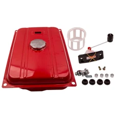 5 Gallon Universal Gas Tank w/ Fuel Filter Cap Gauge Petcock for EC2500 Engine