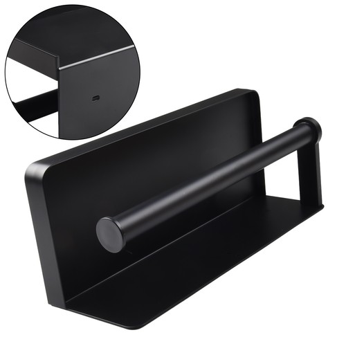 Paper Towel Holder With Shelf For Kitchen | Paper Towel Holder Wall Mounted - Picture 4 of 48