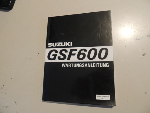 Suzuki GSF 600 / S Bandit 1995-1998 Werkstatthandbuch Wartung Reparatur