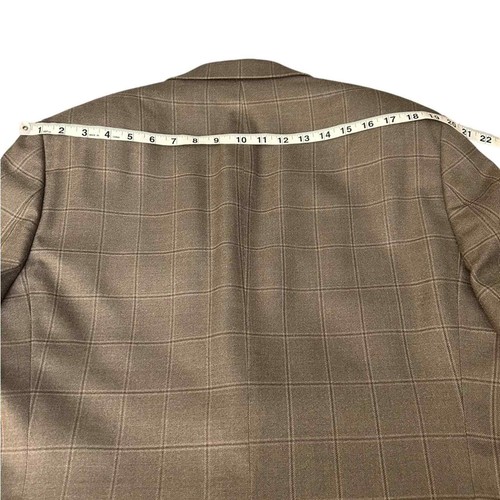 Giacca tuta Lauren Ralph Lauren marrone/marrone 2 bottoni seta/lana 41R - Foto 14 di 15