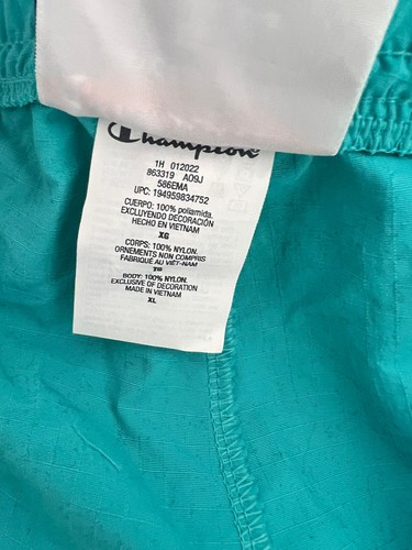 Champion Men's Black And Blue Elastic Waist Pull-On Drawstring Shorts Size XL - Picture 7 of 10