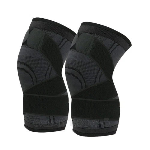 Knee Brace Compression Sleeve Support with Gel Pad Side Stabilizers Patella Wrap - Picture 50 of 57