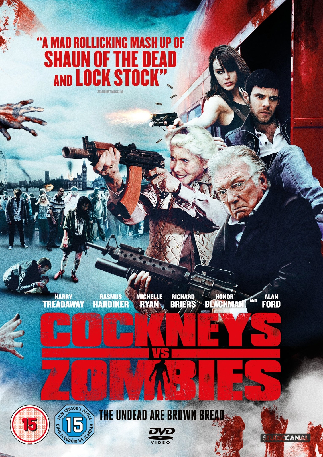 Cockneys Vs Zombies (DVD) Michelle Ryan Georgia King Harry Treadaway