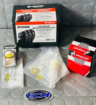 Mercury Marine 100 Hour Maintenance Kit 40HP to 60HP FourStroke