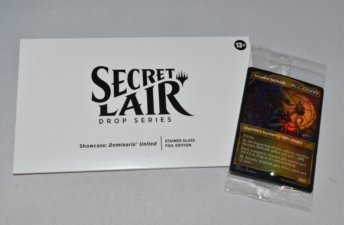 MtG Secret Lair Showcase : Dominaria United Stained Glass MtG Secret Lair Showcase : Dominaria United Stained Glass