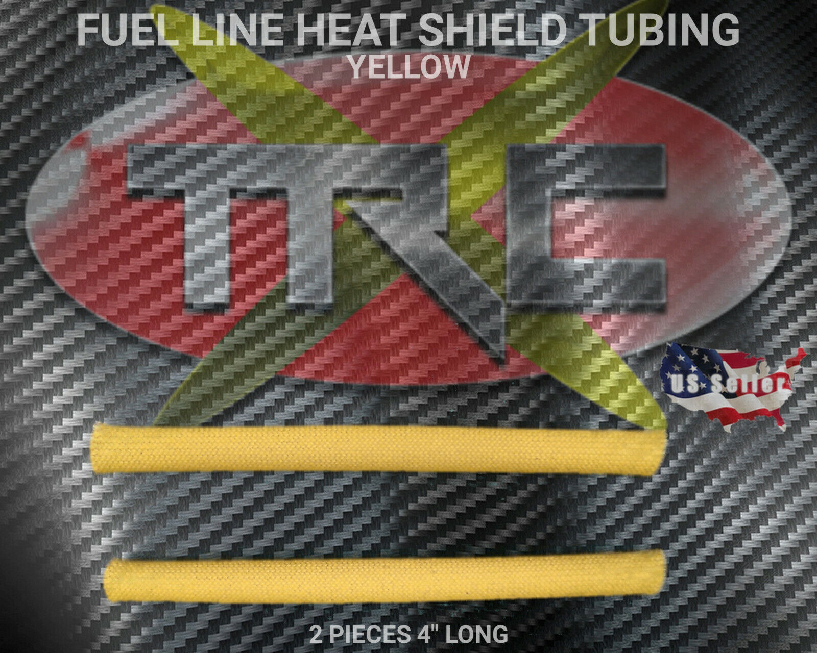 TRC2523 Yellow RC Nitro Fuel Line Heat Shield Tubing BOGO FREE