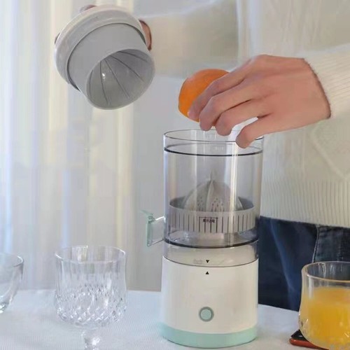 Elektrische Entsafter Presse Saft Tragbar Abschaum Trennung Obstpresse USB - Bild 6 von 14