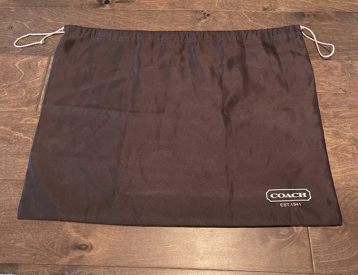 Coach dust clearance bag for sale