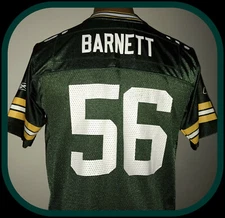 GREEN BAY PACKERS NICK BARNETT REEBOK YOUTH LARGE ON FIELD REPLICA JERSEY 
