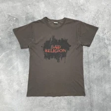 2000s Bad Religion Punk Band T Shirt Faded Gray Size S