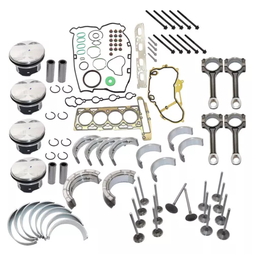 Engine Rebuild Overhaul Pistons Valves Seals Kit For Buick Chevrolet GMC 2.4L - Picture 6 of 9