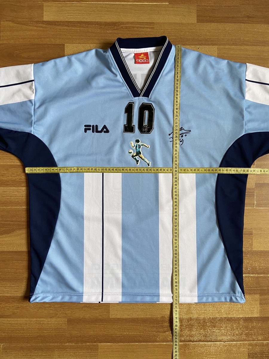 ARGENTINA 2001 SHIRT JERSEY OPEN SPORTS FAREWELL DIEGO MARADONA