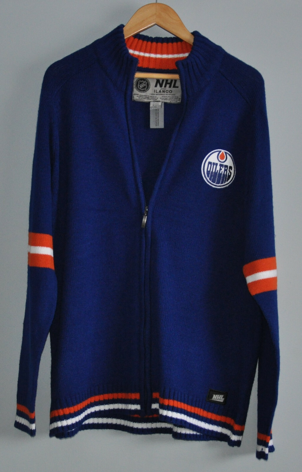 Edmonton Oilers NHL Hockey Zip-up 