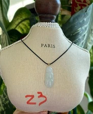 18K Gold Natural Burmese A-Grade Jadeite Pea Pod Pendant - Ship From NC