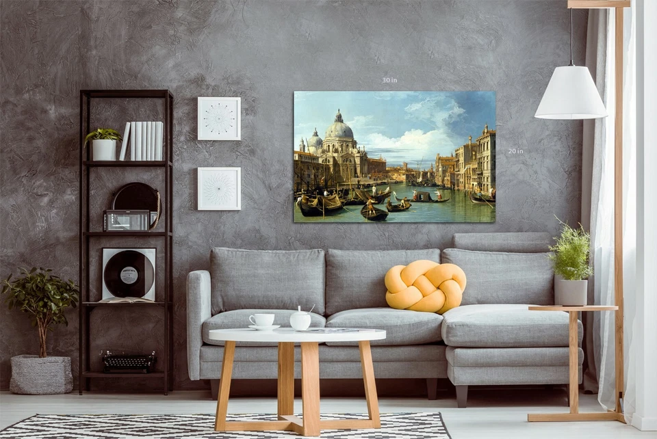 the grand canal venice, canaletto Canvas Wall Art Picture Print - Image 3 of 4