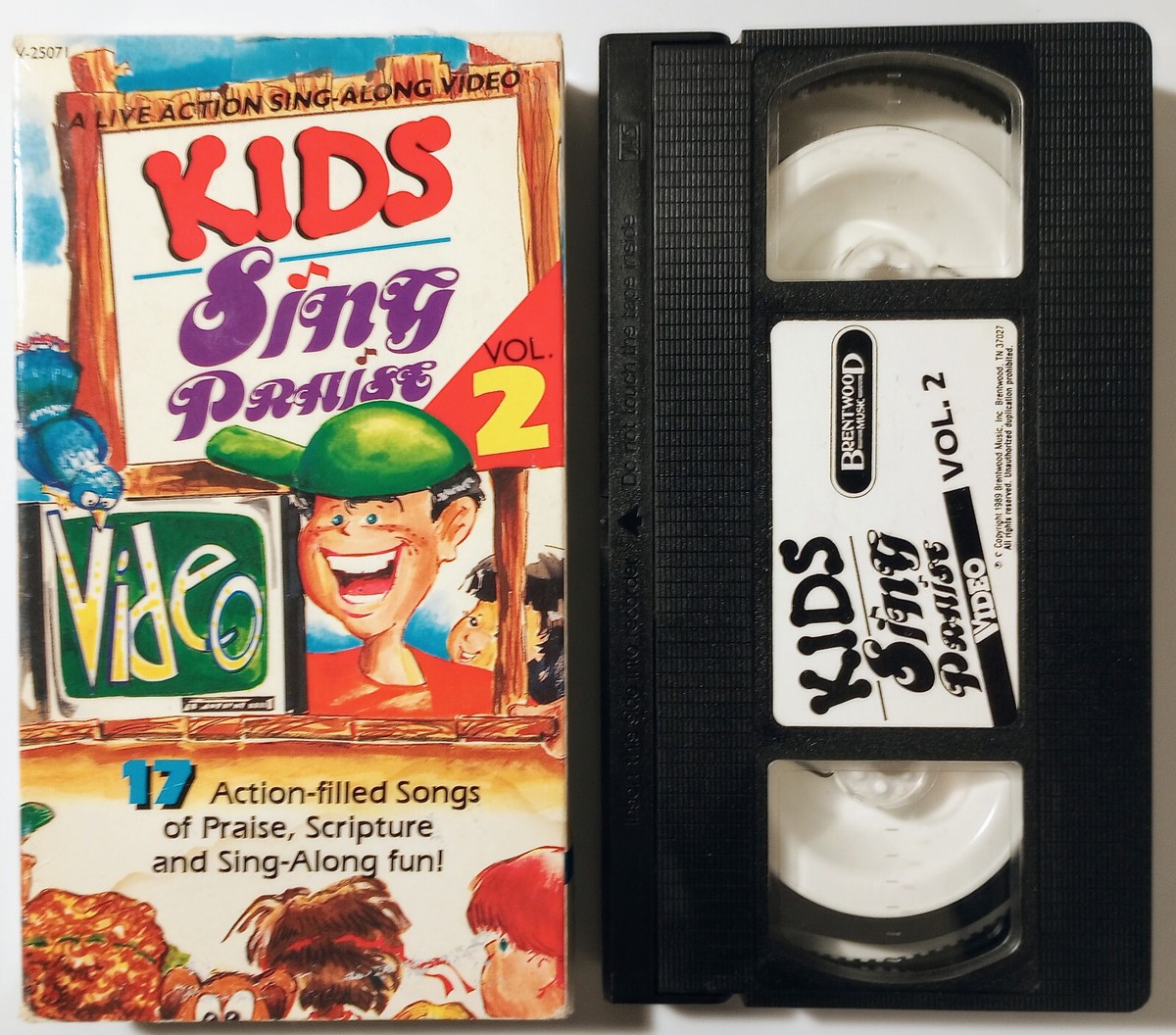 VHS Kids Sing Praise Video 2 II Two Brentwood Live action
