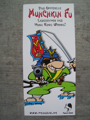 Das offizielle  Munchkin Fu -Lesezeichen des Hong Kong Wrong!