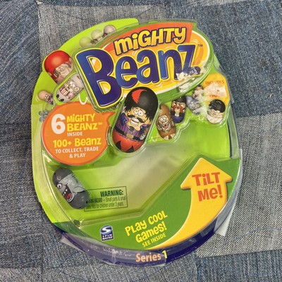 Mighty Beanz Series 1 Spin Master 6 Pack Includes Mega Bean Rare HTF Read
