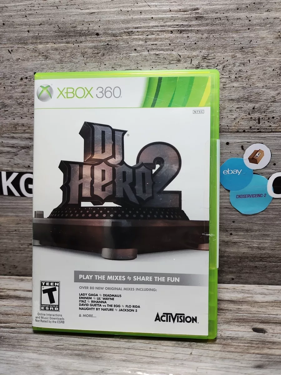 DJ Hero 2 Microsoft Xbox 360 Activision Video Game Complete w