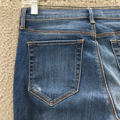 Pacsun Jegging Jeans Womens 26 (actual 28x29) Blue Denim Distressed 5 Pockets - Picture 16 of 24