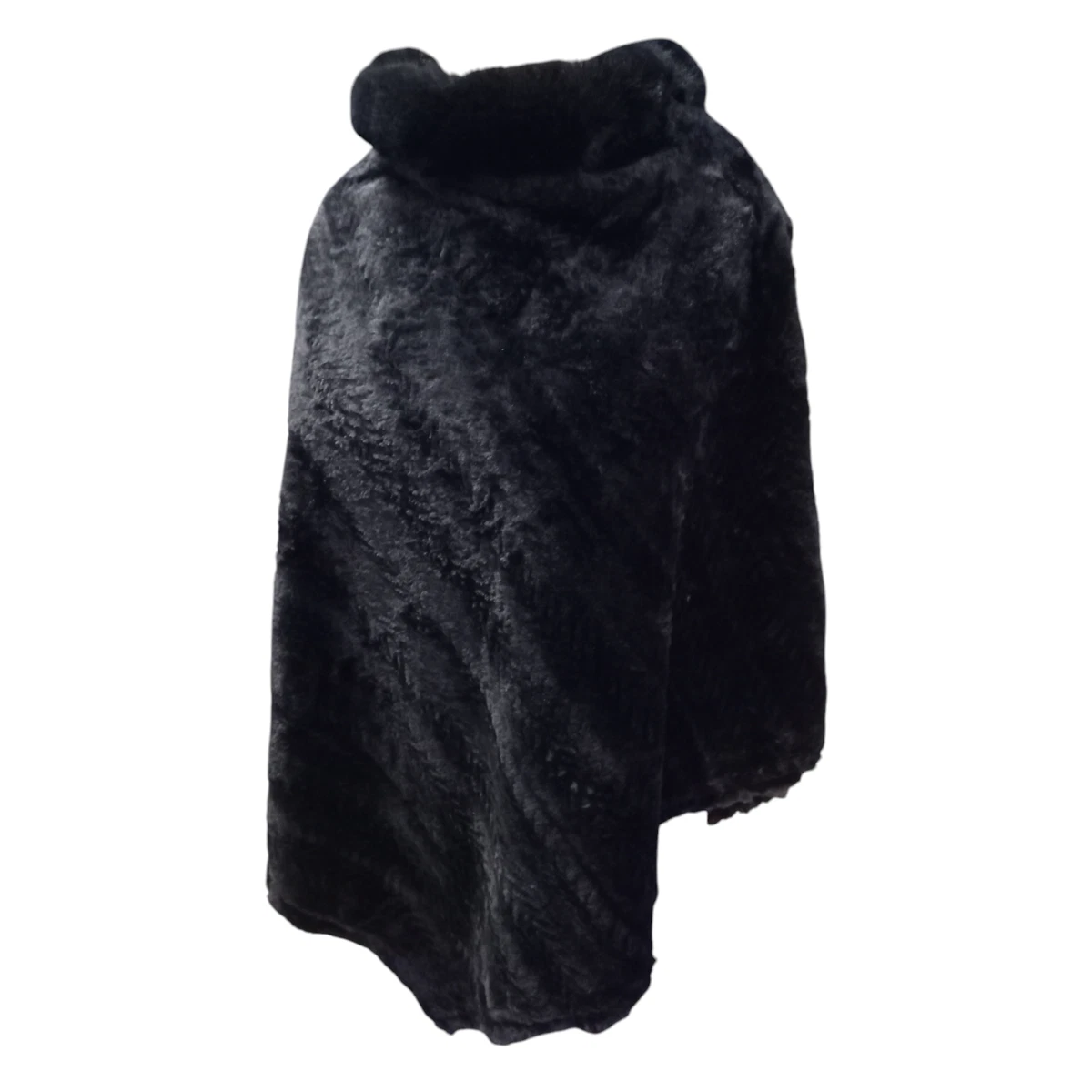 Sciarpa da donna sciarpone grande stola scialle nero calda