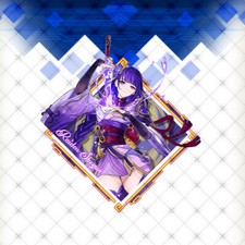 Genshin Impact Raiden Shogun Cosplay Anime Keychain Keyring Pendant Gift 6