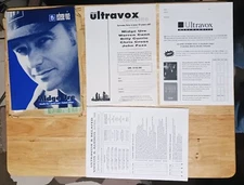 Extreme Voice Midge Ure Breathe tour issue Ultravox fanzine  John Foxx