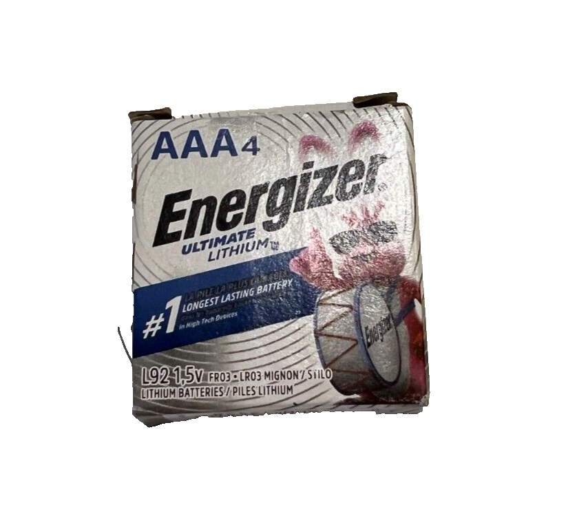 Energizer Ultimate Lithium AAA Batteries 4 Pack Batteries-image