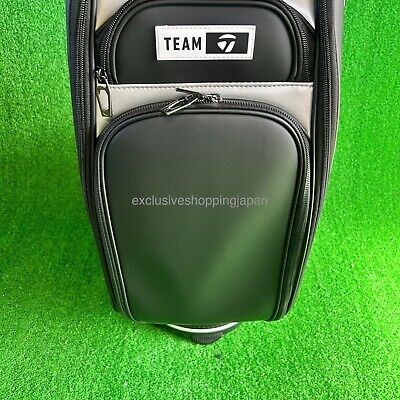 TaylorMade qi35 Tour Staff Cart Bag Black Silver 10.5 x 47in TaylorMade qi35 Tour Staff Cart Bag Black Silver 10.5 x 47in