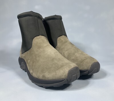 Merrell Jungle Mid Zip Polar Waterproof Ice+ Boots Olive J003565