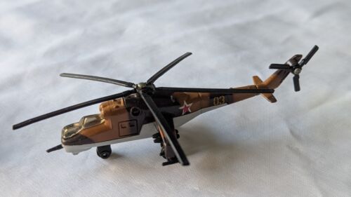 Matchbox Skybusters SB-35 Mil-Mi-24 elicotteri Hind-D x 2 senza scatola - Foto 2 di 11