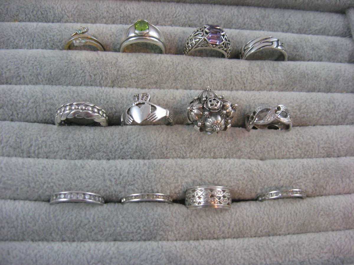 Used silver deals rings