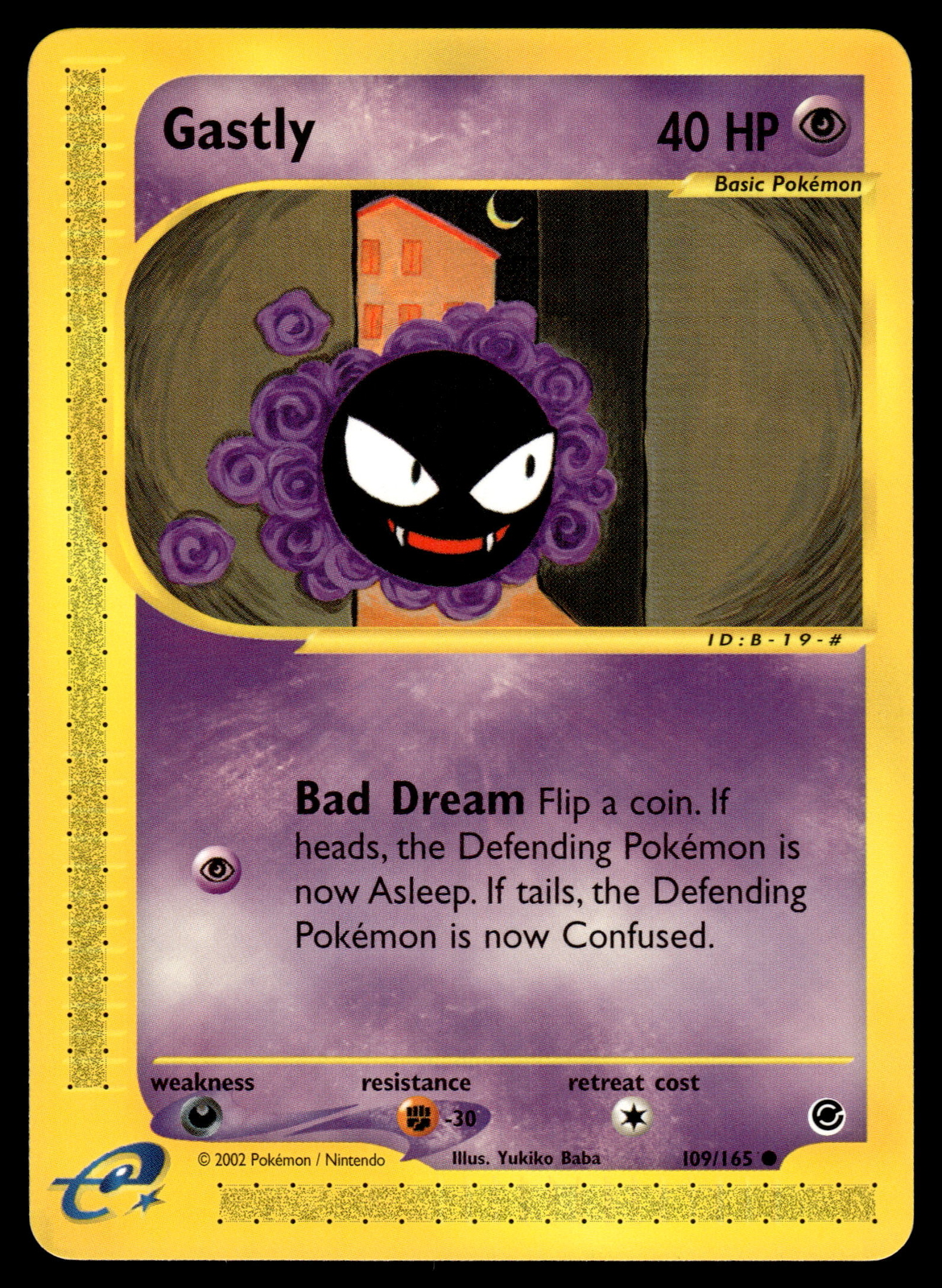 Gastly #109/165 Expedition Pokemon Near Mint or Better