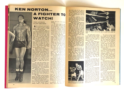 1969 Boxing Illustrated Wrestling Magazine Luchador del Año Lionel Rose De Colección - Imagen 8 de 9
