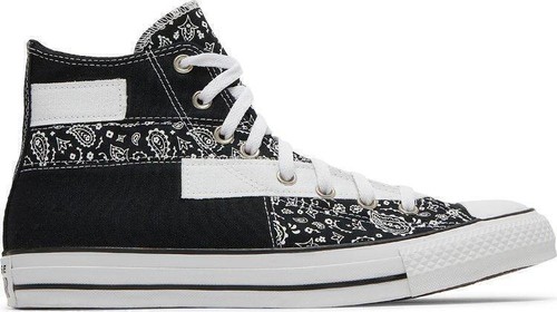 Converse Run Star Hike Bandana Patchwork Multi Chuck Taylor  Converse Run Star Hike Bandana Patchwork Chuck Taylor Hightop Platform Size 8.5 main image 0