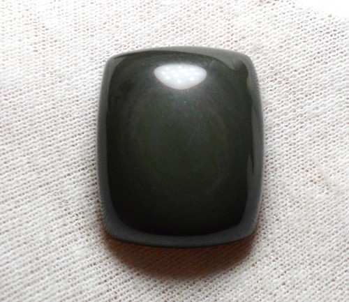 Pendentif Obsidienne 55 Carats Cabochon - Pierre Naturelle Du Mexique - Neuf Avec étiquettes