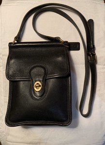 coach crossbody bag sale usa made Vintage COACH 9930 Murphy Willis Black Leather Crossbody Shoulder Bag - USA Made 657326081864 | eBay
