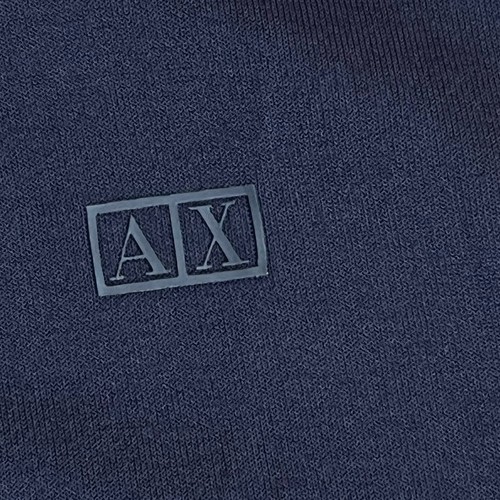 Armani Exchange A|X Vest M Full Zip Logo Jacket PROTOTYPE 2 Navy Yellow 2011 - Picture 7 of 12