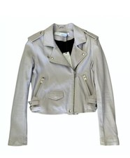 Iro Ashville Leather Biker Jacket Fr40 Uk12 Bnwt
