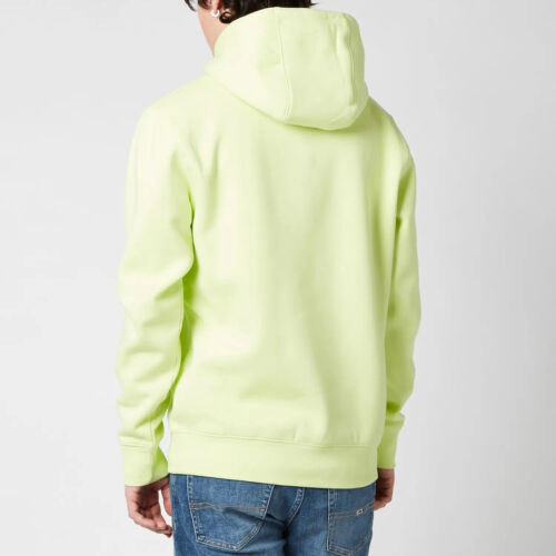 TOMMY HILFIGER Men's Essential Solid Popover Hoodie, Green Lime 3XL