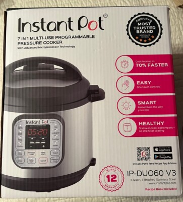 Instant Pot Duo 7-in-1 Electric Pressure Slow Rice Cooker Quart