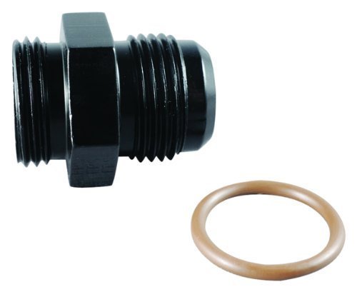 Fragola #8 x 9/16-18 (#6) Radius O-Ring Fitting Black 495102-BL Fragola #8 x 9/16-18 (#6) Radius O-Ring Fitting Black 495102-BL