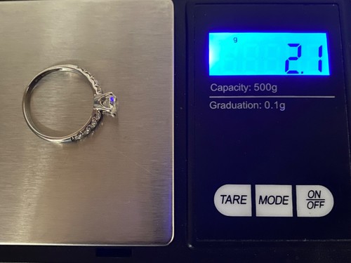 18ct Gold Ring 0.9ct Diamond Engagement Bridal Wedding White Gold 18k 0.9 Carat - Picture 20 of 23