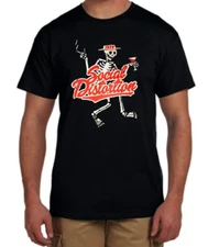 Social Distortion 1979 American Punk Rock Band Men's Black T-Shirt