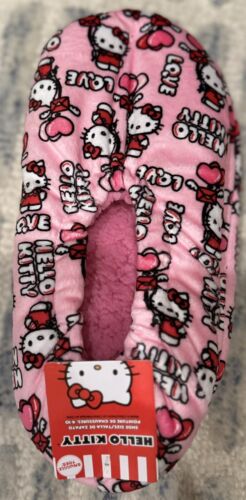 Pantoufles Hello Kitty taille 4-10 CVS exclusives FLAMBANT NEUVES difficiles à trouver - Photo 1 sur 1