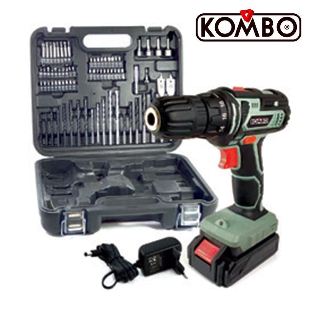 Offerta Kit Trapano Kombo 12V: Batteria Litio + 79 Accessori Inclusi