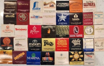 38 Rare Matchbooks From Now Closed Or Renamed Las Vegas Casinos