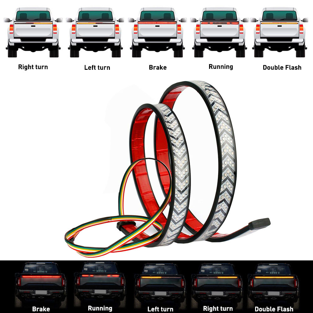 LED Truck Tailgate Bar Light Reverse Brake Turn Signal For RAM 1500 2500 3500