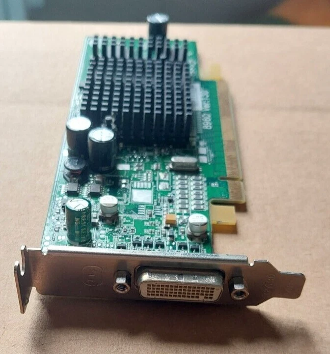 DELL ATI RADEON X300 128MB PCI-E DMS59 Port Graphics Card 0P4007 P4007 GPU SFF - Image 2 of 3