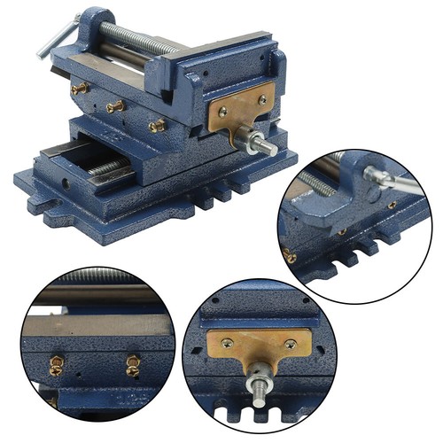 5" Cross Slide Vise Drill Press Metal Milling 2 Way X-Y Heavy Duty Clamp Machine - Picture 2 of 14